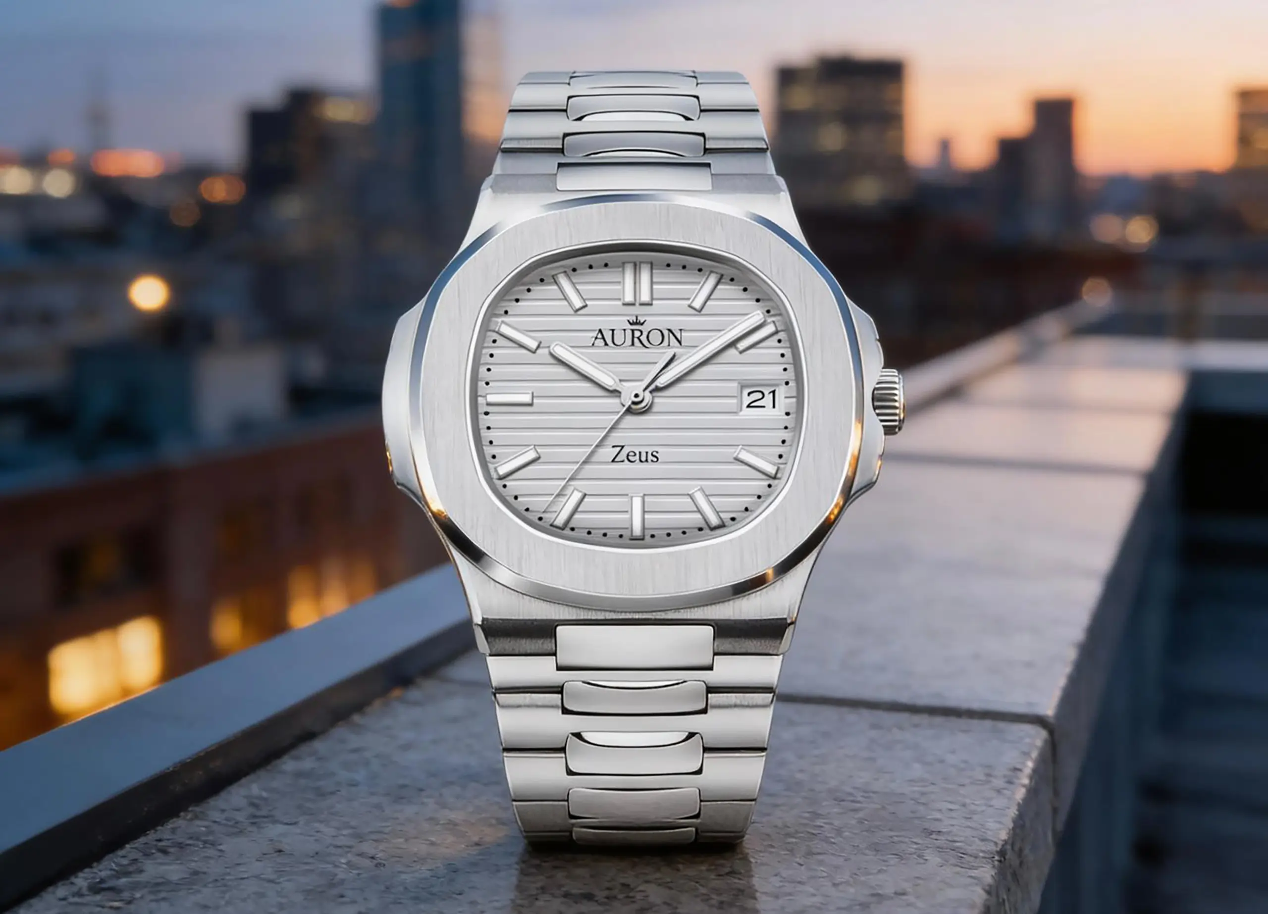 Luxury watch close-up macro